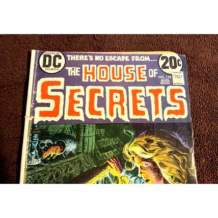 Bronze Age DC 20 Cent Comic # 110 The House Of Secrets 5.5 FN- Condition 1973