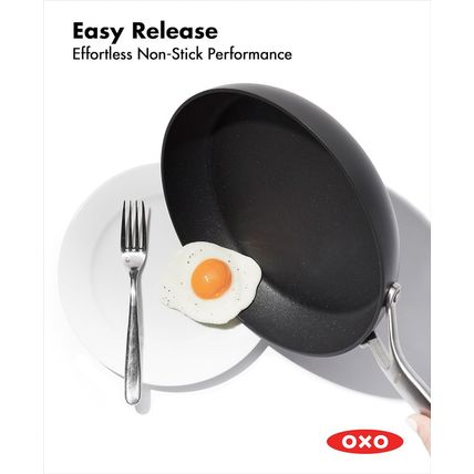 OXO Professional 8" and 10" Frying Pan Skillet Set, Hard Anodized Ceramic Nonsti