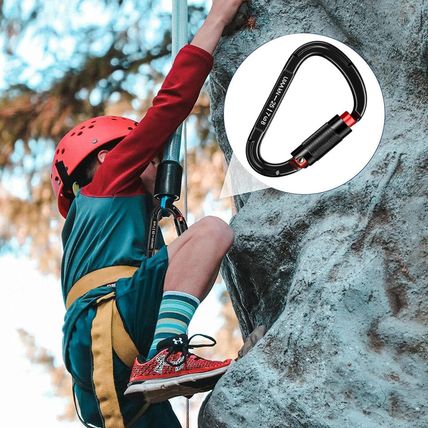 Auto Locking Carabiner Heavy Duty Carabiner 25Kn UIAA Certified Climbing Carabin