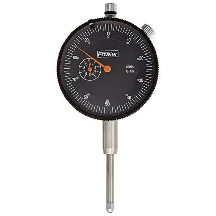 Fowler 52-520-109-0, Adg Dial Indicator with 0-1" Measuring Range (Black)