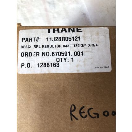 NEW 3/4 ACTARIS B-42,125 AG TRANE B-42,11J28R05121 GAS REGULATOR,3/4" NPT,FI