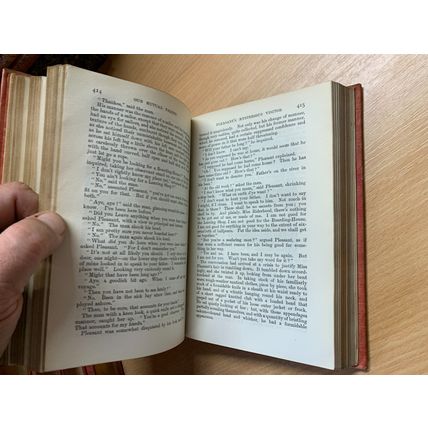 RARE* 1914 CHARLES DICKENS OUR MUTUAL FRIEND FIRESIDE EDITION HB BOOK (P4)
