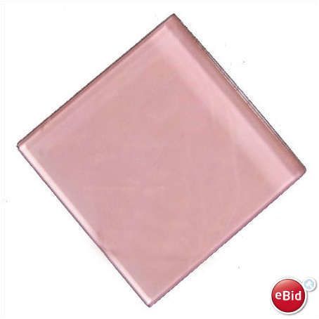 Glossy Glass Tiles 4 x 4 - Petel Pink