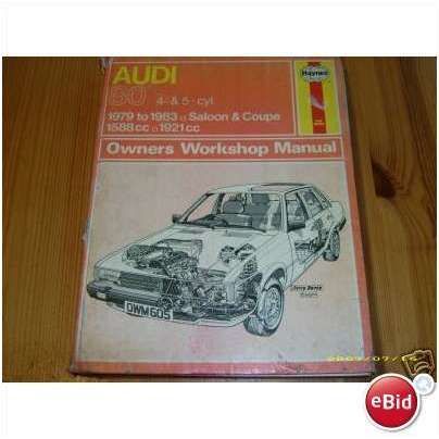 Audi 80, 1979 to 83, Haynes Workshop Manual