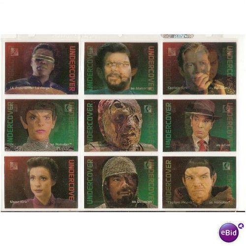 STAR TREK : 30 YEARS PHASE TWO ' DUEL IMAGE LENTICULAR set (1996)