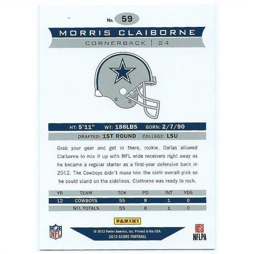 2013 Score - #59 - Morris Claiborne