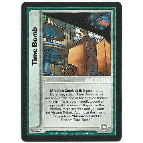 Spycraft CCG Operation Nightfall - 212/349 - Time Bomb