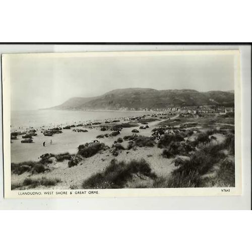 Wales LLANDUDNO West Shore Postcard by Photochrom (V 7643)
