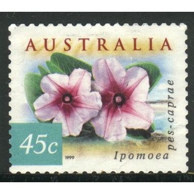 Australia 1999 - SG1856 - 45c multi - Ipomoea pre-caprae (morning glory) - used