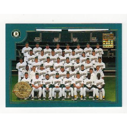 2001 Topps HTA Oakland Athletics A’s team set- 22 cards- Factory Set Fresh!