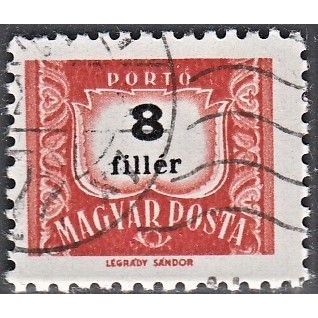 HUNGARY, 1965-69 8f Postage Due, SG D1500B (Scott J248), used