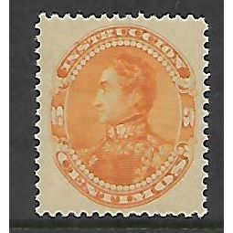 VENEZUELA 1901 SIMON BOLIVAR 5c ORANGE SG 227 M / MINT