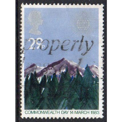 GB 1983 Commonwealth Day - Mountain Range 29p Used
