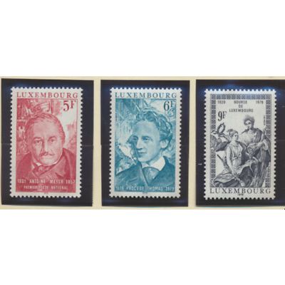 Luxembourg Stamps Scott #627 To 629, Mint Never Hinged