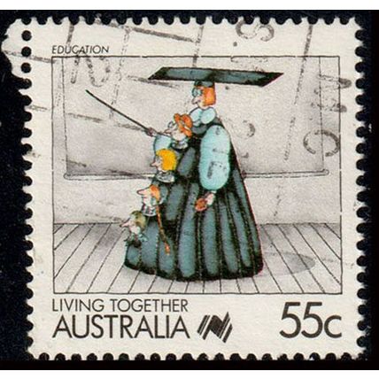 Australia 1988 Living Together 55c Used Stamp