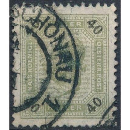 Emperor Franz Josef I: 40h - Austria 1899 - FH - MiNr 78A (C)
