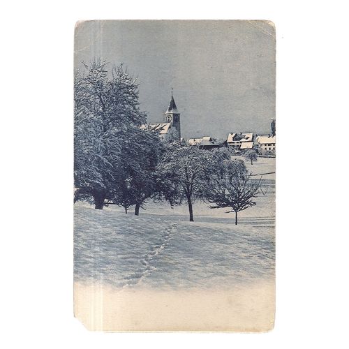 BRIQUET & FILS, GENEVE, SWITZERLAND used vintage postcard 1904 #