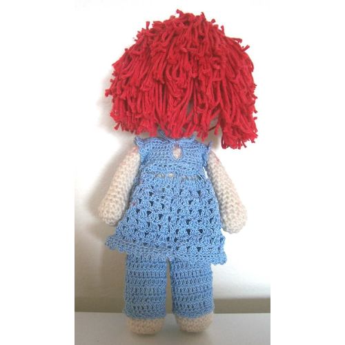 DOLL Daisy Dolly crochet toy collectible fully clothed height 12 inch