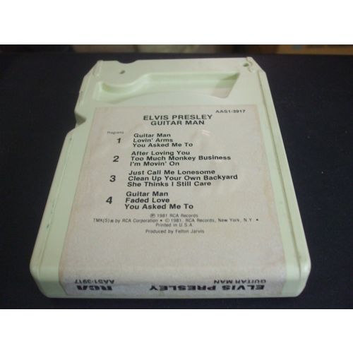 Guitar Man by Elvis Presley - AAS1-3917 (8 Track, 1981)