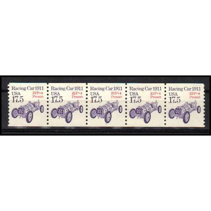2262a 17.5c Race Car Very Fine MNH Dry Gum PNC 1/5 X1073