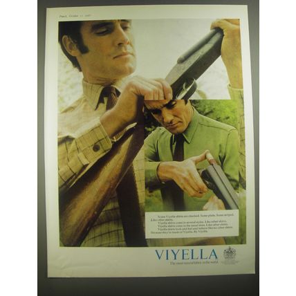 1967 Viyella Shirts Ad - Some Viyella shirts are checked