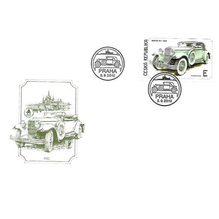 Mi 734/9 FDC: Vintage Cars: Drawings by Václav Zapadlík