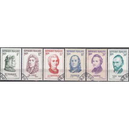 France 1956 Michel 1110 - 1115 O Cote (2008) 12.20 € Personnages célèbres