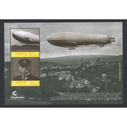 Block Zeppelin LZ17 Sachsen / m/s Zeppelin LZ17 Saxonia **/MNH 2013