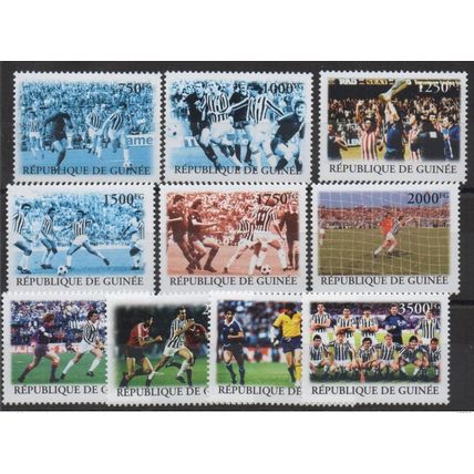 Guinée Guinea 2004 Mi. ? Football Fußball Soccer MNH 10 val. RARE !