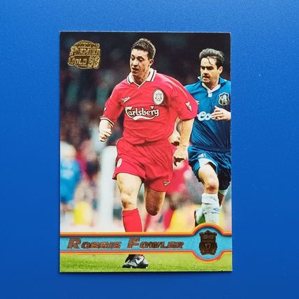 ROBBIE FOWLER 1998 Merlin Premier Gold Soccer Card LIVERPOOL #091
