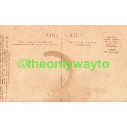 Post Office Savings Bank, London, Rare Shureys small Postcard, 1900s?