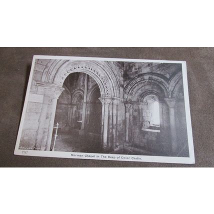 1911 Gale & Polden postcard - Norman Chapel @ Dover Castle, Kent