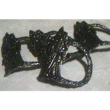 Santa figure Napkin holders metal set of 4