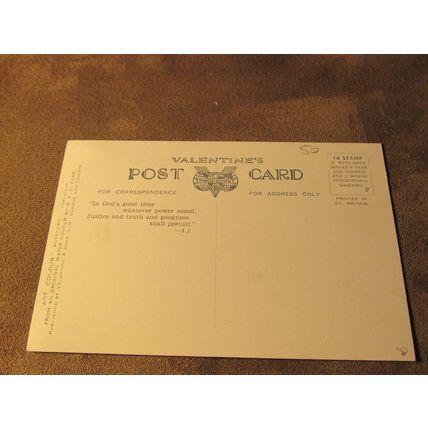 Valentines Postcard - City Hall & Museum, Cardiff - Artist BFC Parr / A1258