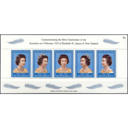 Silver Jubilee - New Zealand 1977 - MNH - SG MS1137