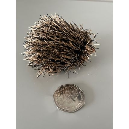 HEDGEHOG MINIATURE FIGURE (MIXED MATERIALS)