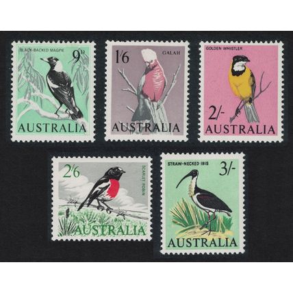 Australia Birds 5v 1964 MNH SG#364=369