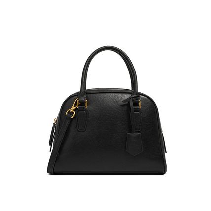 Genuine Leather Women Handbag and Purse Black