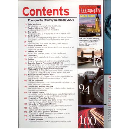 Photography Monthly December 2005, excellent condition