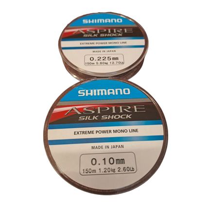 shimano aspire silk shock 0.225 2lb Line