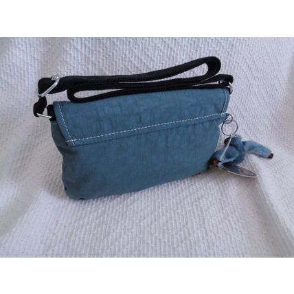 Kipling LOCAL Small Shoulder Cross Body Bag Blue Jean Michela Monkey