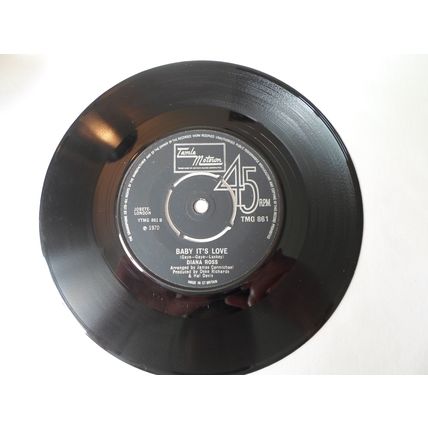 7" 1973.DIANA ROSS . TOUCH ME IN THE MORNING.MOTOWN TMG 861 . BABY ITS LOVE.EXCE