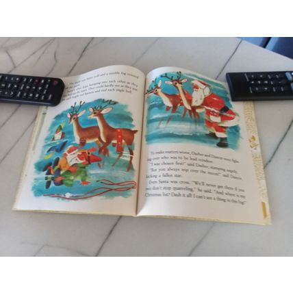 Old Little Golden Book Walt Disney Rudolph The Red Nose Reindeer G Edition 1963