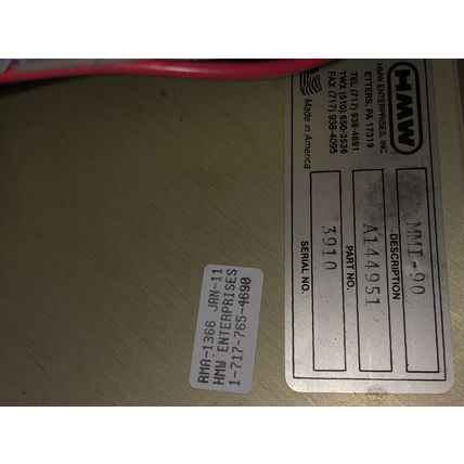 HMW A144951 OPERATOR INTERFACE MONITOR MMI-90 LANDIS 3200,MM1-90,FD