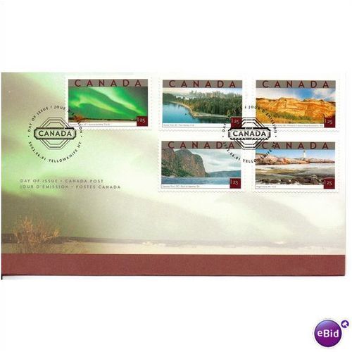 CANADA 2002 TOURIST ATTRACTIONS FDC YELLOWKNIFE NT CDS