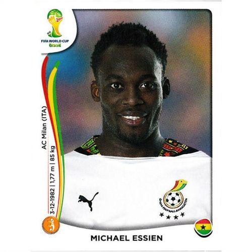 2014 Panini World Cup Soccer Stickers - #534 - Michael Essien
