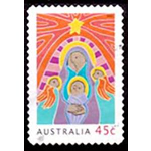 Australia 2003 Christmas 45c Used Peel & Stick Stamp