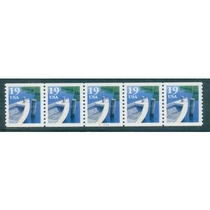 2529 19c Fishing Boat Fine MNH PNC 1A2424/5 V0891