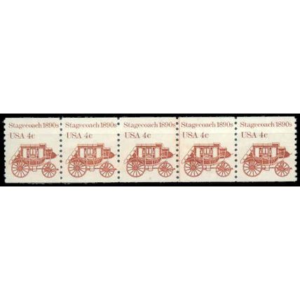 1898A 4c Stagecoach Fine MNH Dry Gum PNC 3/5 P0293