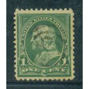 Used 279 1c Benjamin Franklin Fine M04350